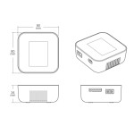 Original Air8 500W 20A Balance Batterie ladegerät Entlader 1-8S für Li-Po Li-HV Li-Fe NiMH Ni-CD Pb mit 2 kostenlosen Steckern Spielzeug